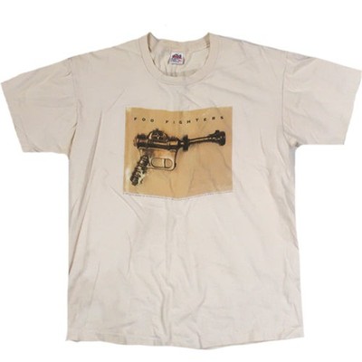 Foo Fighters rock band classic natural t-shirt QT7440