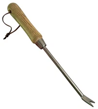 Garden Guru Eco Dandelion Weeder Tool with Ergonomic Wood Handle - 100% Recyc...