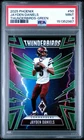 20. Jayden Daniels 2025 Panini Phoenix Thunderbirds Green /99 PSA 9 Commanders