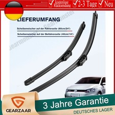 Wischblätter für VW UP! Polo Audi A1 8X NUE Front 2TLG Set Satz 600mm/400mm