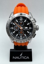 Nautica NST 101 N17568G 48mm XL Chronograph Massive Steel Case 100M