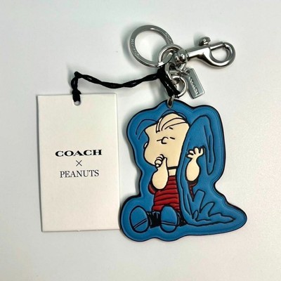 New COACH x PEANUTS Keychain Relan Snoopy