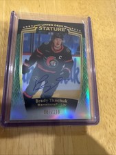 2024-2025 Stature Hockey Green Auto #1 Brady Tkachuk 87/199