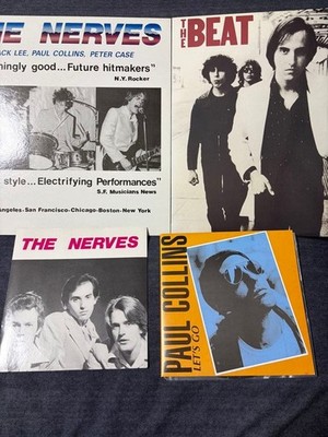 Nerves Beat Paul Collins Vinyl Record Japan Import Near Mint 