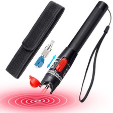 Visual Fault Locator with 50 km Range, Fiber Optic Tester with Universal 2.5m...