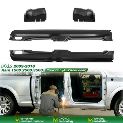 OE Style Rocker Panel & Cab Corner Kit Crew Cab for 09-18 Ram 1500 Pickup Truck