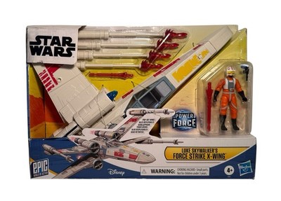 Star Wars Epic Hero Series Luke Skywalker's Force Strike X-Wing Starfighter