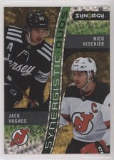 2023 Synergy Synergistic Duos Star-Star Gold /149 Jack Hughes Nico Hischier 14hk