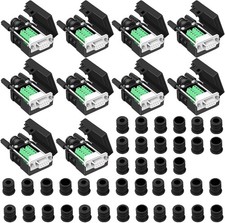 10PCS DB9 Female Breakout Connector,DB9 Solderless RS232 D-SUB Serial to 9-pin P