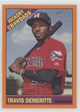 2015 Heritage Minor League Edition Orange Border 11/25 Travis Demeritte #143 0b2