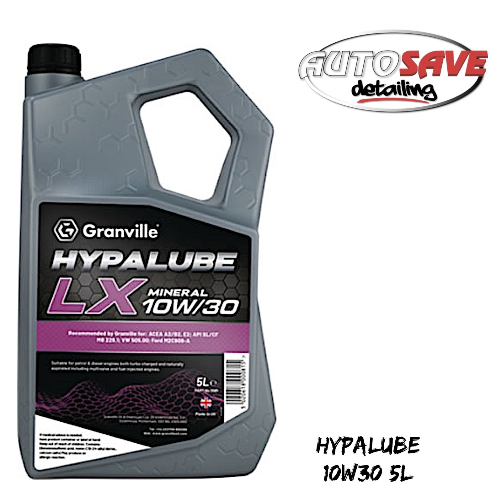 Granville - Hypalube LX Mineral 10W/30 5L