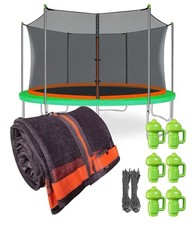 NEW Jump Tastic Trampoline 14FT Replacement Safety Net With Caps