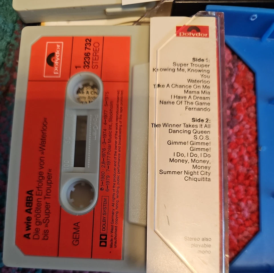 Abba - Van Abba / Wie Abba X2 Cassette Tapes / Netherlands & Germany VGC Rare - Image 4 of 4