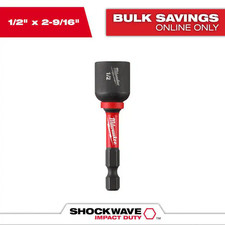 SHOCKWAVE Impact Duty 1/2 In. X 2-9/16 In. Alloy Steel Magnetic Nut Driver (1-Pa