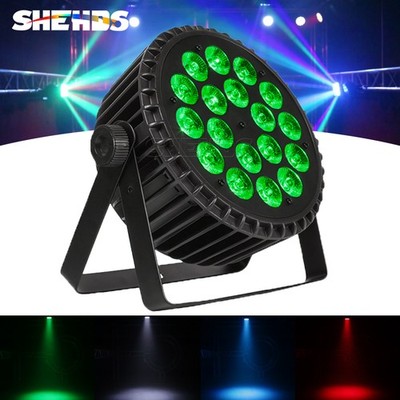 18x12W Aluminum RGBW LED Beam Flat Par Stage Lighting DMX For Club Party Disco