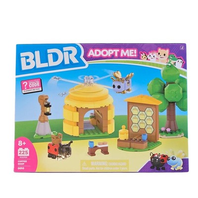 BLDR Adopt Me Coffee Shop Set 225 PCS Queen Bee Ladybug Toy Jazwares New Sealed