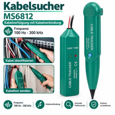 MS6812 Kabeltester Cable Tracker KEIN Akku Sender,Empfänger,Kabelbruch Suchgerät