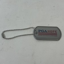 PGA Hope Northern Texas Spring 2019 Silver Dog Tag Bag Tag