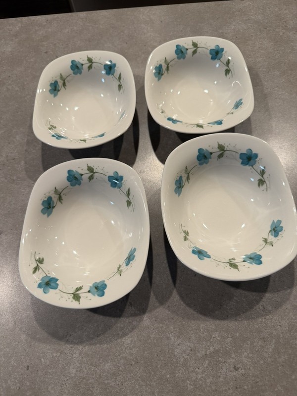 **MINT CONDITION**Impromptu by Iroquois Cosmos Cereal Bowl! Set of 4.  