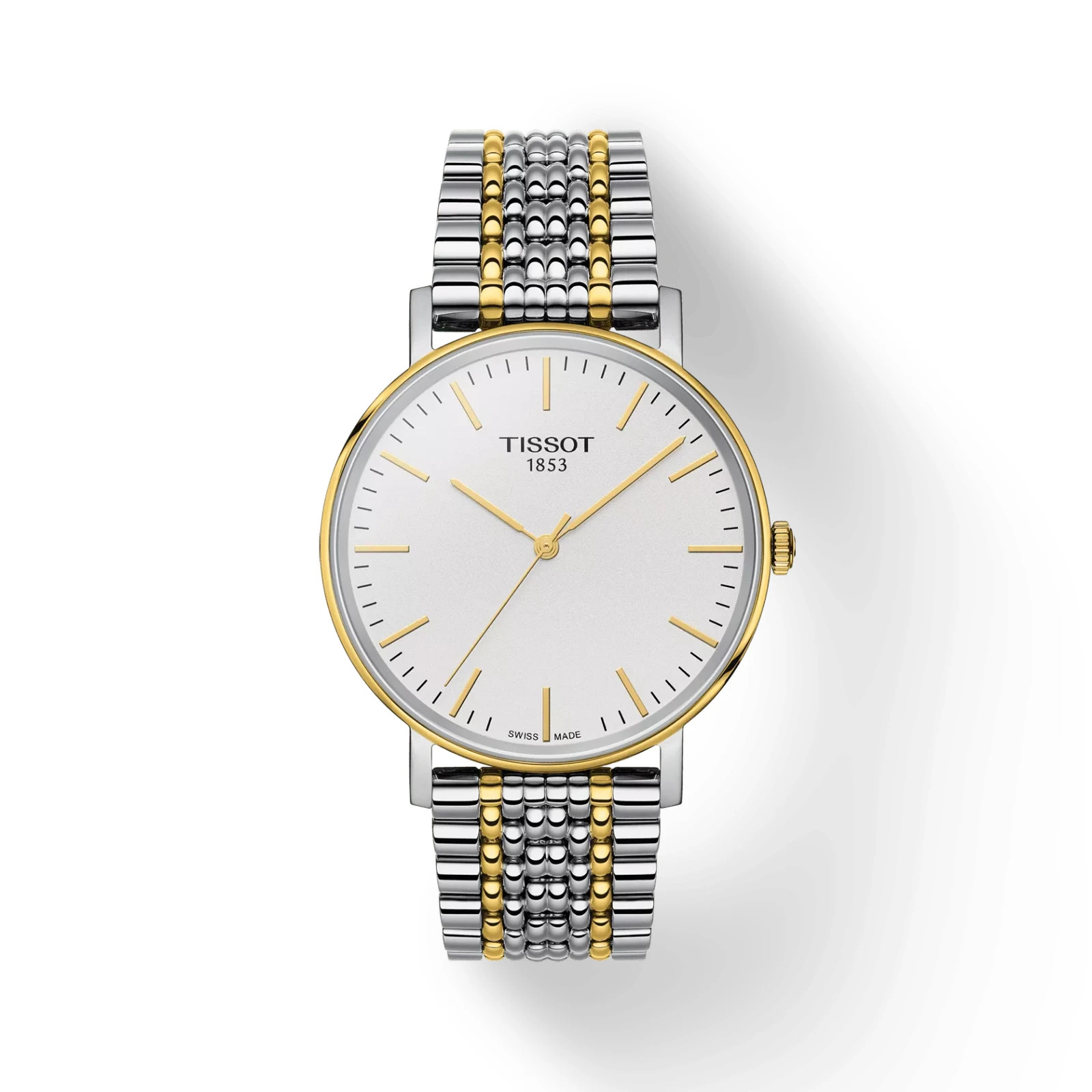 Tissot Everytime Gold & Silver 38mm Men's Slim Watch T1094102203100