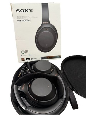 Sony WH-1000XM3 Wireless Noise-Canceling Headphones - Black