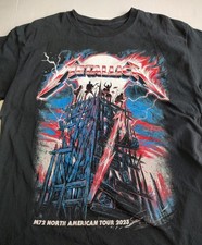Metallica Graphic T Shirt Mens L Black M72 No...