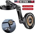 15W Magsafe Car Mount Wireless Charger 360° Rotatable Magnetic Phone Holder