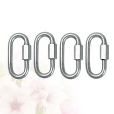 4 PCS D-rings Shackle Towing Winch Shackles Quick Link Chain Repair
