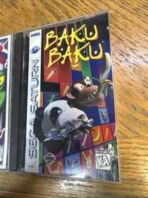 LOT OF 2 - Sega Saturn Games - Baku Baku + GEX - W/ Discs 