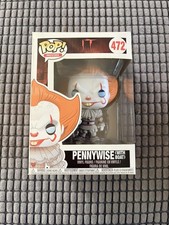 Figura de vinilo Funko Pop It Pennywise con barco #472 coleccionable en caja