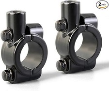 Motorcycle Mirrors Mounts 1" 25mm Handlebar Mirror Mount Holder Clamp Adaptor 8m
