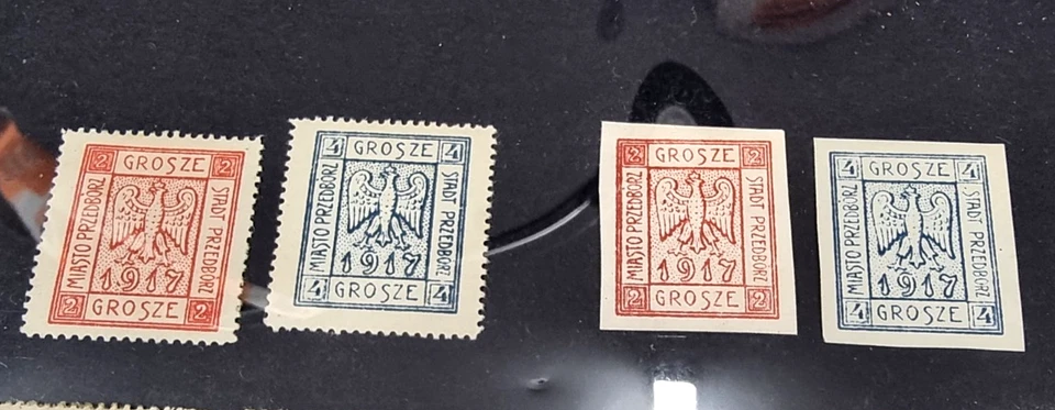 Extremely Rare Polish Local Stamps Issued 1916 to 1918, Mint/Used/Perf/Imperf - Image 2 of 4