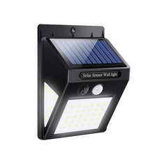 40 LED Solar Wall Lights Garden Security Powered PIR Motion Sensor Path Lamp