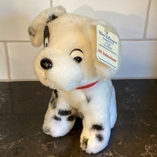 Vintage Canasa Walt Disney 101 Dalmations Patch Puppy Dog Plush, 8" with TAG