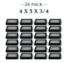 24 Pack of 4 x 5 x 3/4 Riker Display Cases Boxes for Collectibles Arrowheads  