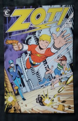 Zot! #1 - Eclipse Comics - 1984 Sehr guter Zustand (8.0) Scott McCloud