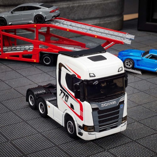 IN HAND Hot Wheels Collectors Elite 64 Scania 770 S Semi Trailer Truck - Picture 11 of 13