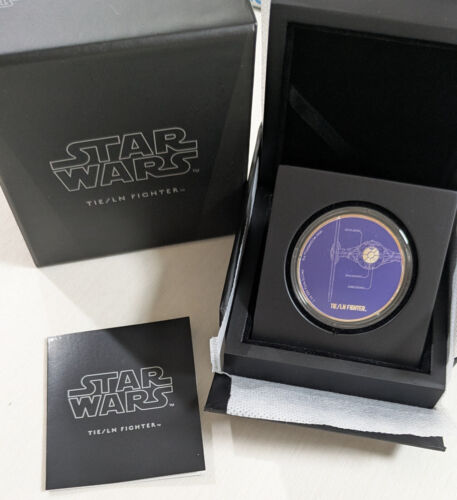 2017 Niue $2 Dollar Star Wars Ships TIE/LN Fighter 1 oz Silver