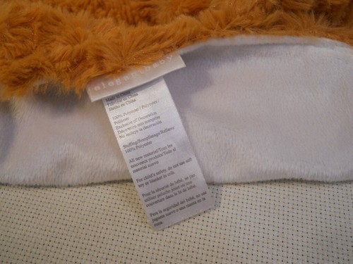 Elegante Baby Sicherheitsdecke rostfarben FUCHS weich kuschelig 15" x 15" kuschelig - Bild 3 von 3
