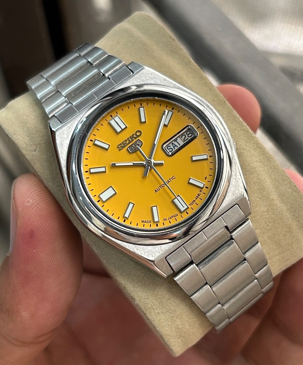 ff316　SEIKO5(セイコーファイブ)7009-3180 17石 自動巻 Vintage Seiko 5 7009-3180 Automatic Day/Date 90's Original