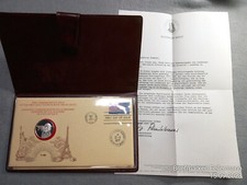 50 lat Lindbergh Samotnie Przeprawy Atlantyckiej Srebrny Medal Sterling