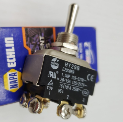 ぷるそです NAPA Echlin TG7071 Toggle Switch 3 Positions 6 Terminals 20 Amp 12
