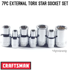 Craftsman External E Torx Star Bit Socket Set...