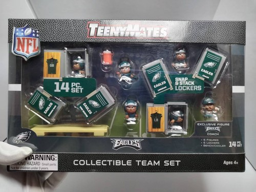PHILADELPHIA EAGLES NFL TeenyMates Collectible Locker Room 14 Piece Team Set - Picture 5 of 10