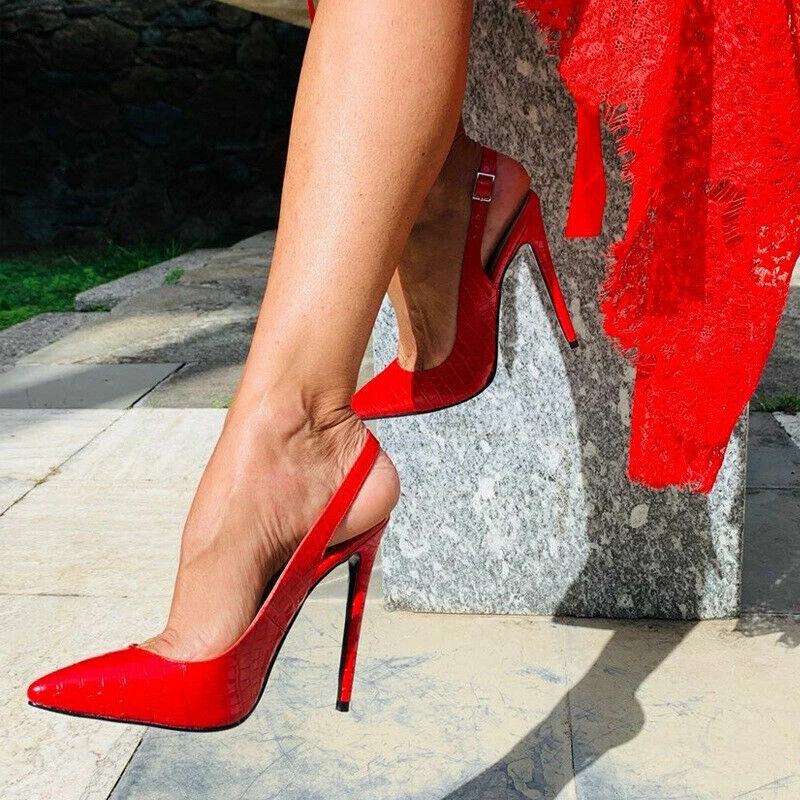 High heel slingbacks sales