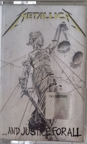 METALLICA ...AND JUSTICE FOR ALL audio music cassette tape