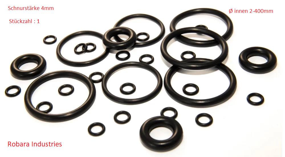 40 X 2 Mm NBR 70 O-Ringe – 10 Stück, Ideal Für Dichtungen In Schmierfetten & Ölen