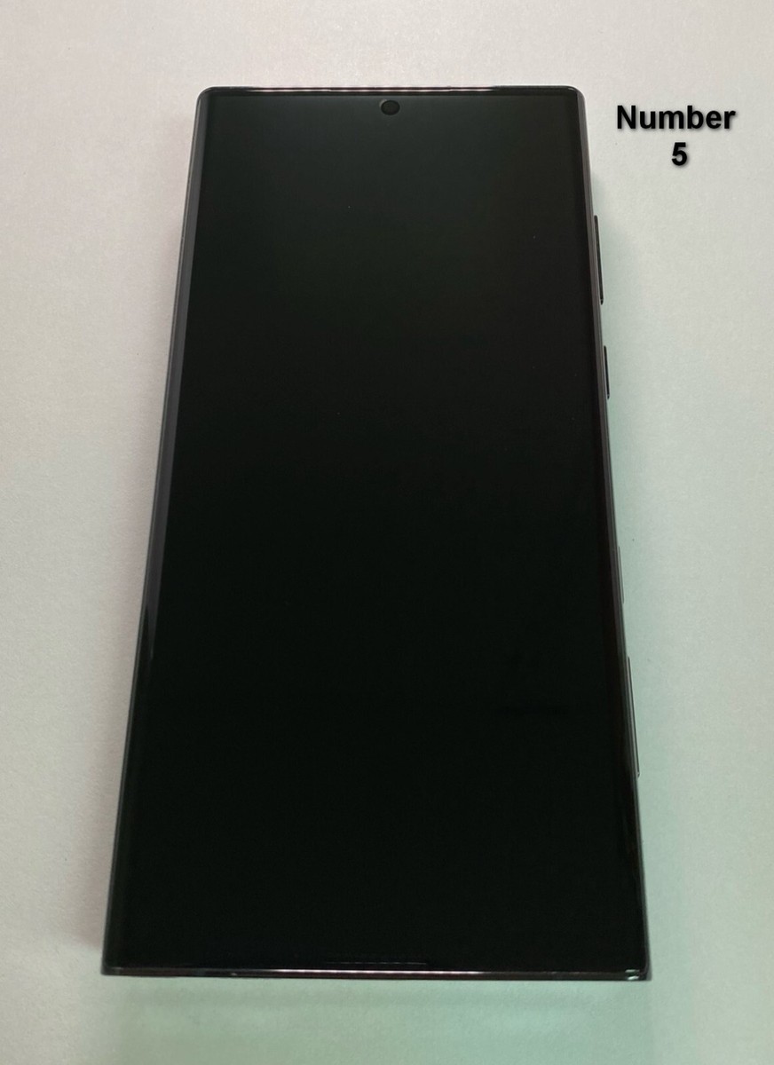 Original Samsung Galaxy S22 Ultra LCD Screen Display Black, USED