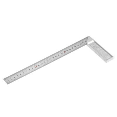 Right Angle Ruler 300mm L Shape Carpenter Square Dual Side Scale