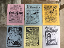 underground comix Set Vintage 80s Six Pieces